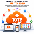 Massive Cloud Storage Up To 10TB
