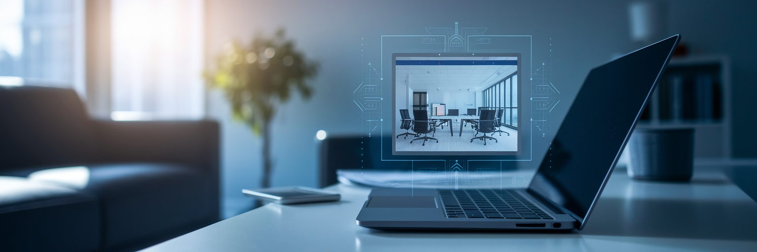 Secure remote desktop connection from home.