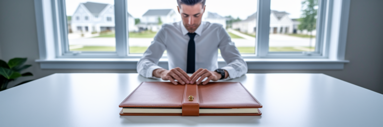 Freelancer securing a client portfolio.