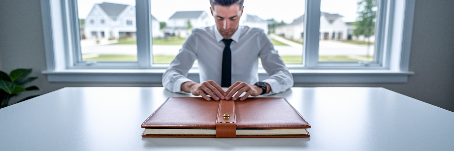 Freelancer securing a client portfolio.