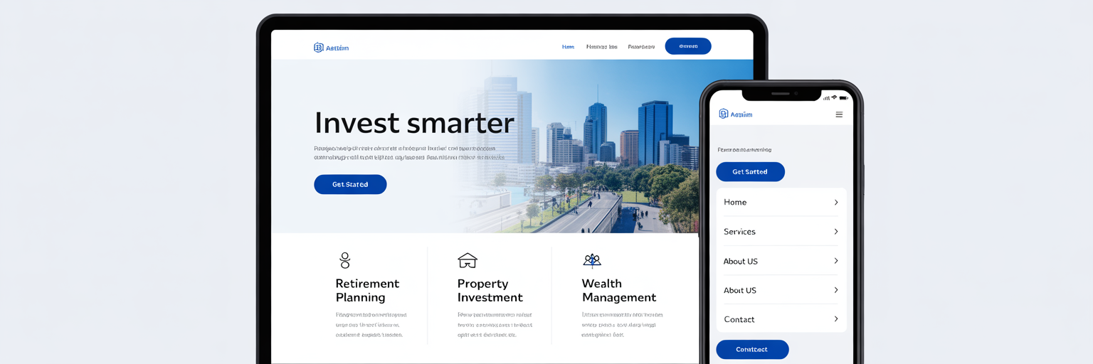 Responsive website design on multiple devices