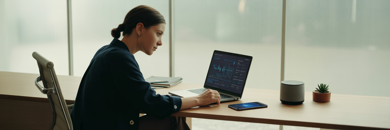 Person using multiple devices for search