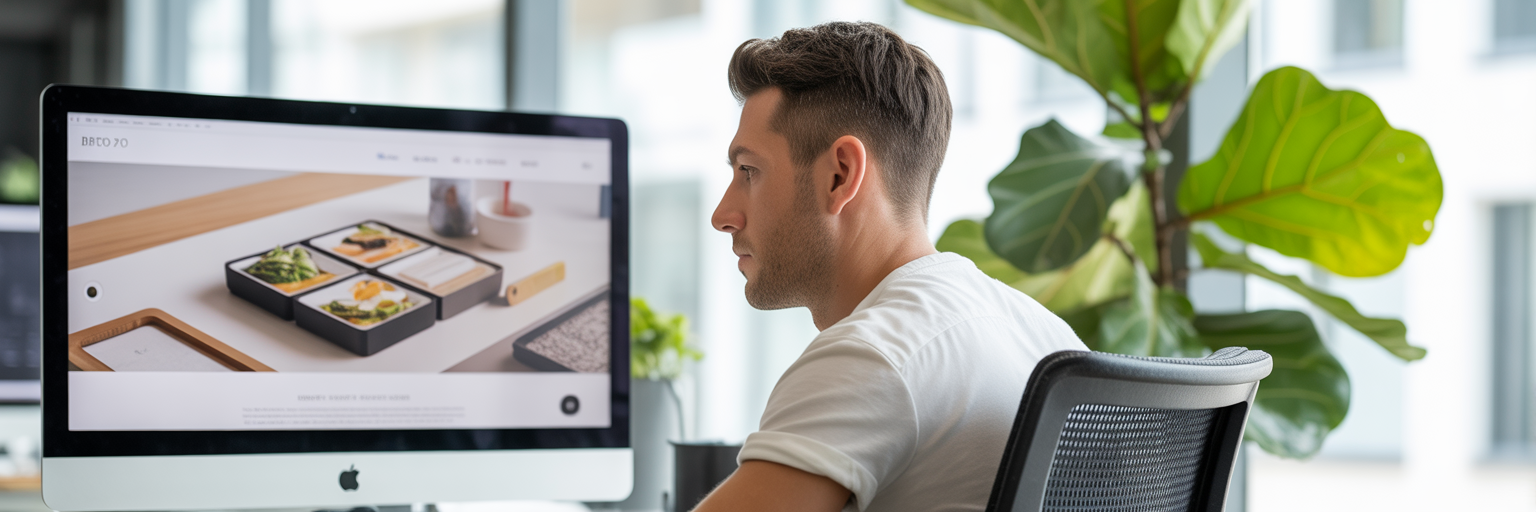 Web designer working on 2026 trends